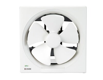 Low noise wall mounted exhaust fan