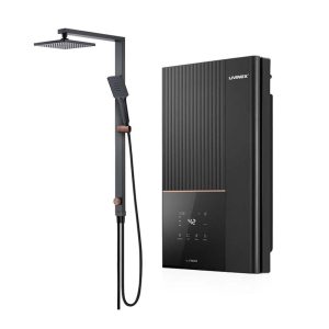 Livinox 4.5KW Digital Inverter Dc Pump Rain Shower Water Heater LWH-LS800-DC-RMB (Matt Black)