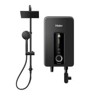 Haier 4.2KW Inverter Silent DC Pump Rain Shower Water Heater EI42M-BP3B-RS(MY) (Black)