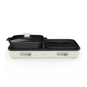 Elba 2000W 2 In 1 Hot Pot And BBQ Griller EGL-S3055(BG) (Beige)