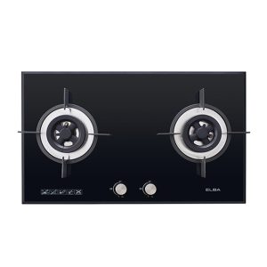 Elba 2 Burner Built-In Glass Gas Cooker Hob EGH-K8942G(BK)