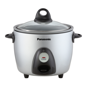 Panasonic 0.6L Conventional Rice Cooker SR-G06FGLSK (Silver)