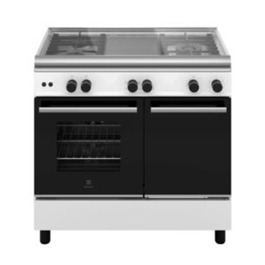 Electrolux 3 Burner 62L Free Standing Gas Cooker With Electric Oven ECG932W