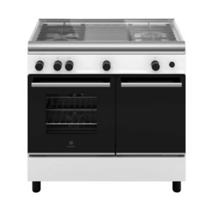 Electrolux 3 Burner 62L Free Standing Gas Cooker With Gas Oven ECG930W