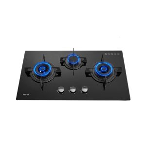 Rinnai 3 Burner Built-In Glass Gas Cooker Hob RB-38HG