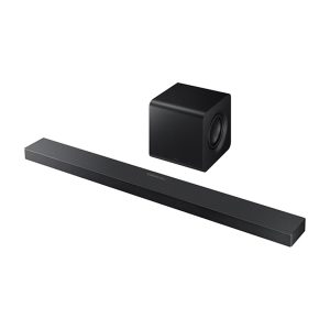 Samsung 3.1.2ch Dolby Atmos Sound Bar Home Theater With Wireless Subwoofer Speaker HW-QS700F/XM (Titan Black)