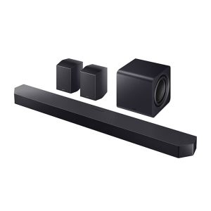 Samsung 11.1.4ch Dolby Atmos Sound Bar Home Theater With Wireless Subwoofer & Wireless Rear Speaker HW-Q990F/XM (Titan Black)