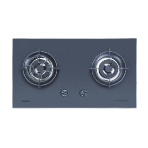 Faber 2 Burner Built-In Glass Gas Cooker Hob FBIH-G902B520TGM (Matt Black)