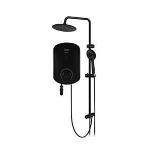 Alpha 55W DC Pump Rain Shower Water Heater EVO I RS (All Black)
