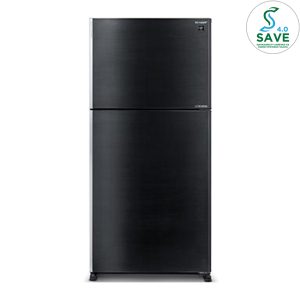 Sharp 670L 2 Door Inverter Refrigerator SJP701MFMK (Black)