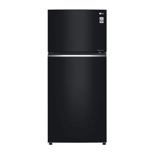LG Nett 509L 2 Door Inverter Glass Refrigerator GN-C702SGGM (Black)