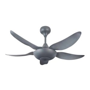 Elmark 42" AC Motor 5 Blade Remote Ceiling Fan ATOM (Titanium Grey)