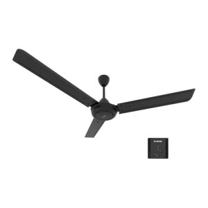 Khind 60" AC Motor 3 Blade Basic Ceiling Fan CF618B (Black)