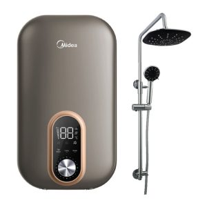 Midea DC Pump Rain Shower Water Heater MWH-38EU3-RS-GR