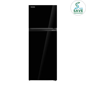 Toshiba 530L 2 Door Inverter Refrigerator GR-RT624WE-PGY(22) (Black Glass)