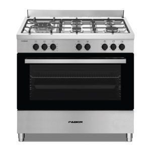 Faber 5 Burner 100L Free Standing Gas Cooker With Electric Oven FISSO 9995E/SS