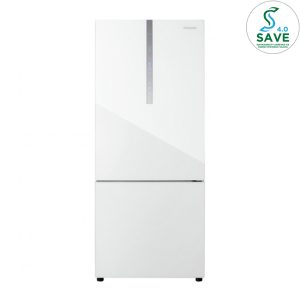 Panasonic 422L 2 Door Inverter Bottom Freezer Refrigerator NR-BX421WGWM (White Glass Door)