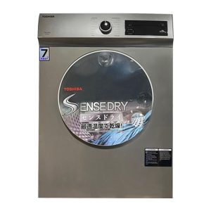 Toshiba 7.0KG Sensedry Tumble Vented Front Load Dryer TD-H80SEM(SK) (Silver)