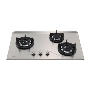 Rinnai 3 Burner Built-In Stainless Steel Gas Cooker Hob RB-3SS-C-S