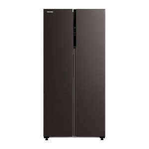 Toshiba 530L Side By Side Inverter Refrigerator GR-RS600WI-PMY(37) (Satin Gray)