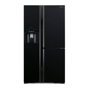 Hitachi Nett 584L Side By Side Inverter Glass Refrigerator R-M800GP2M GBK (Glass Black)