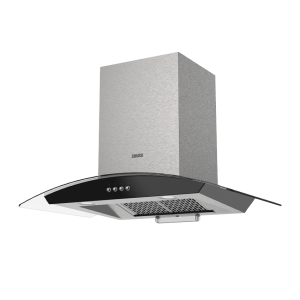 Zanussi 1200m3/hr Curved Glass Chimney Hood ZHC9781X (Push Button Control)