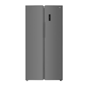 Skyworth 470L Side By Side Inverter Refrigerator SBS-408WP (Dark Silver)