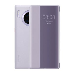Huawei Mate 30 Smart View Flip Case (Light Purple)