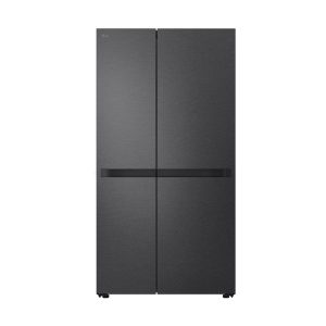LG Nett 635L Side By Side Inverter Refrigerator GC-B257KQJW (Essence Matte Black)