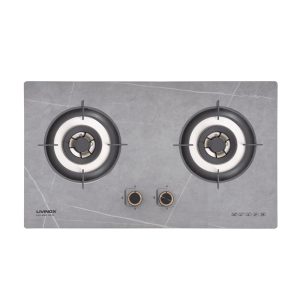 Livinox 2 Burner Built-In Sintered Stone Gas Cooler Hob LGH-438G 2B-SL (Grey)